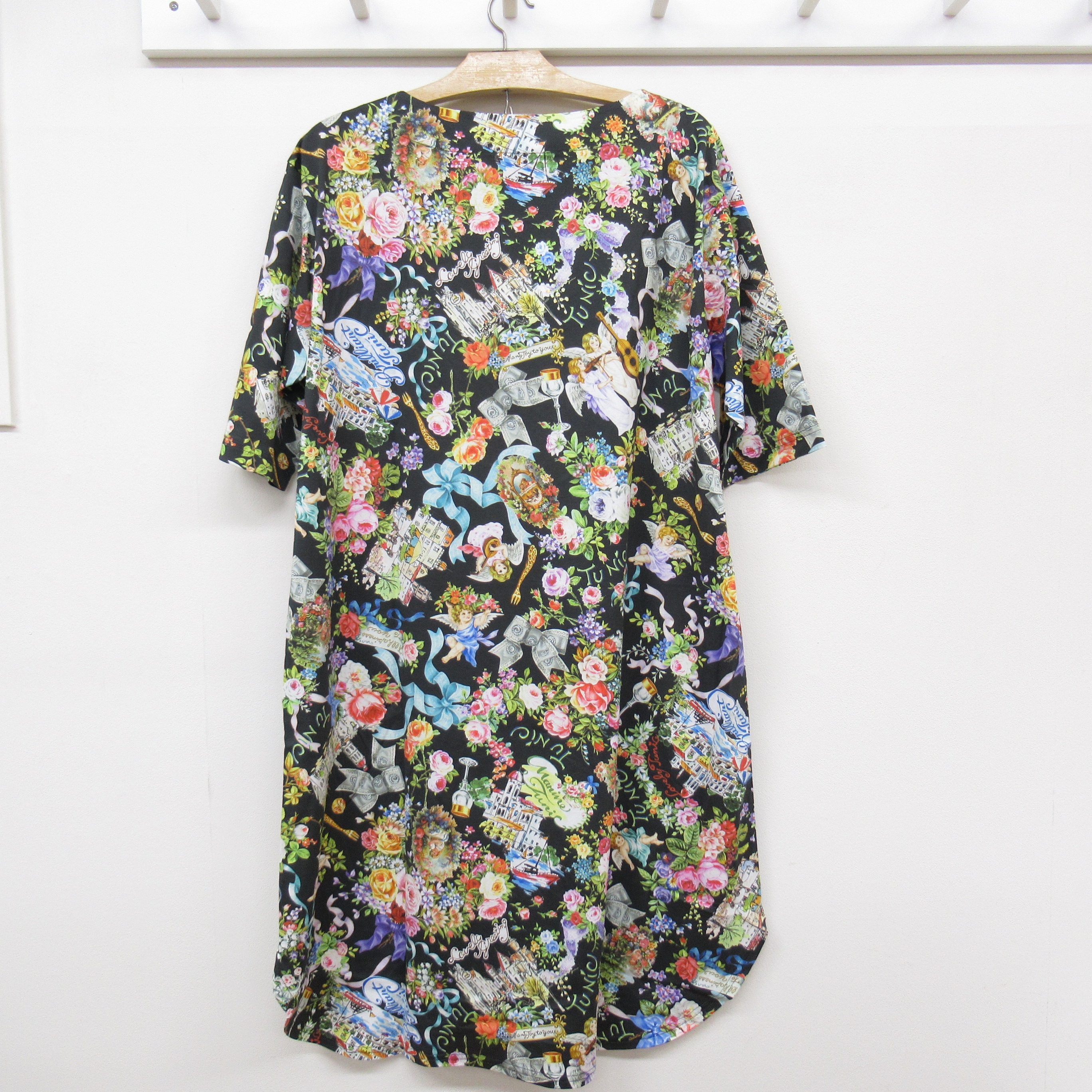 TUNIC　80双天竺・マリンラブ　５分袖TN/Dクロ